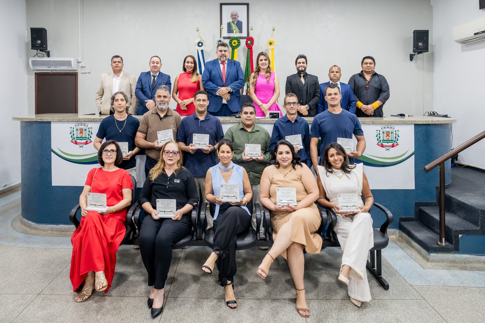 Sessão na Cãmara de Miranda homenageou empresário de Miranda